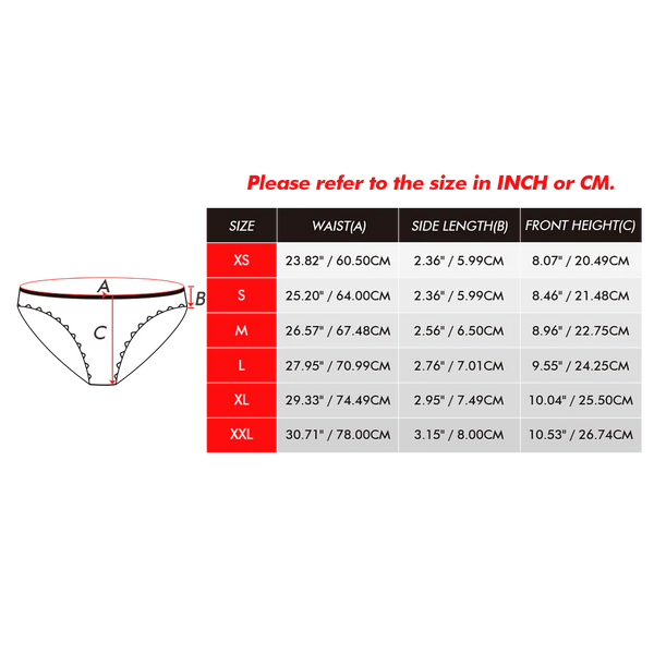 Custom Face Underwear Personalized Magnetic Tongue Underwear Sexy Lips Valentine's Day Gifts for Couple