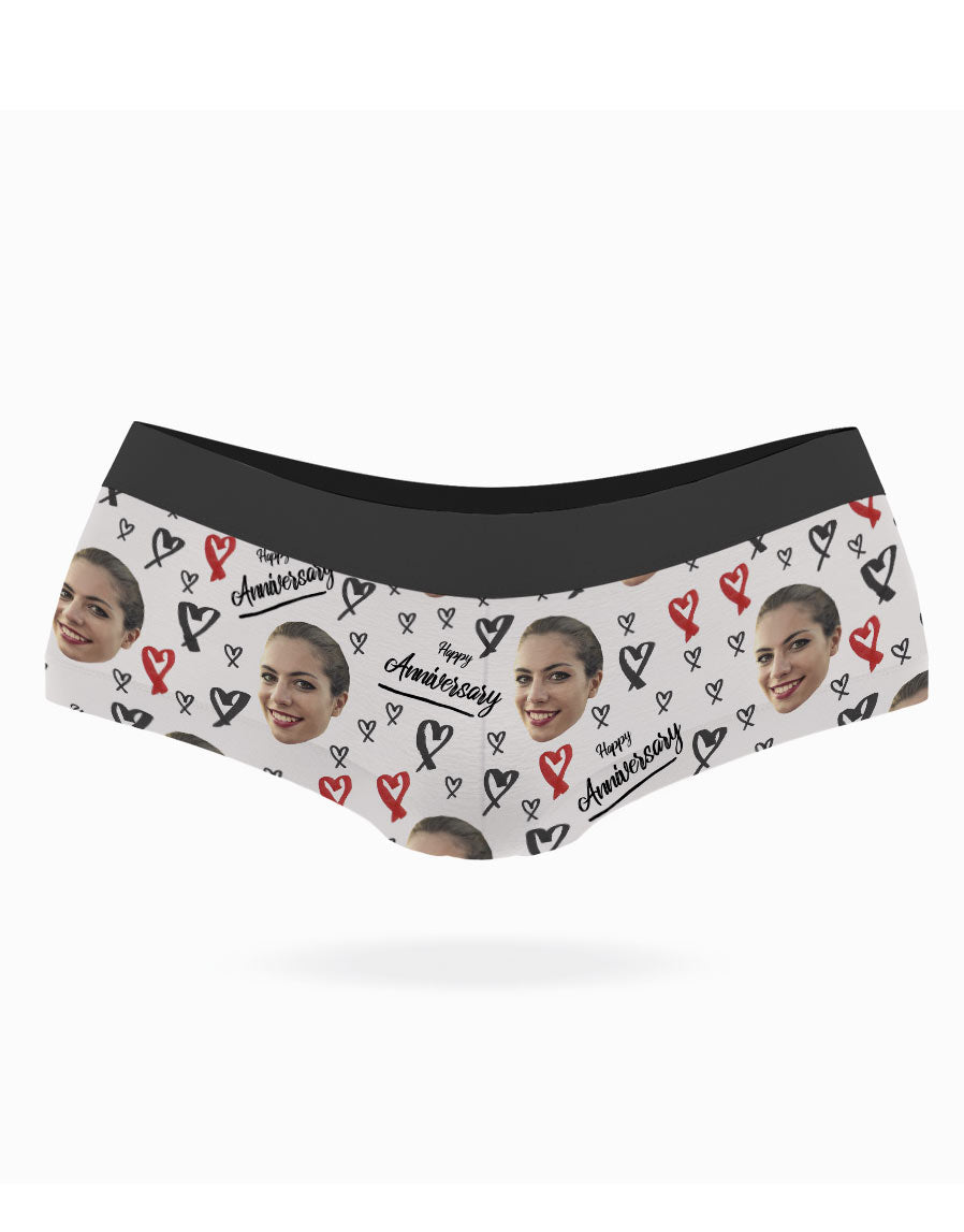 Happy Anniversary Custom Panties