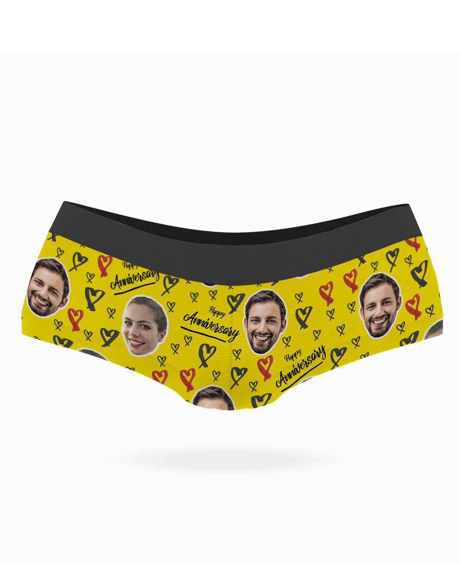 Happy Anniversary Custom Panties