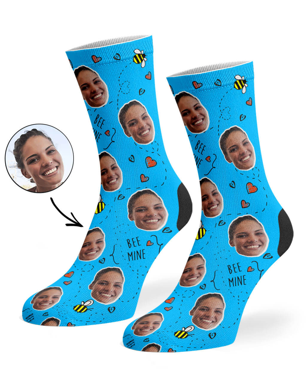 Bee Mine Custom Socks