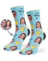 You're My Butter Half Custom Socks