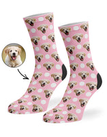 Polka Dog Custom Socks