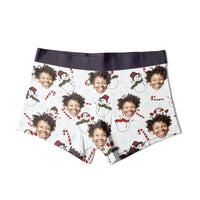 Snowman Me Custom Boxers