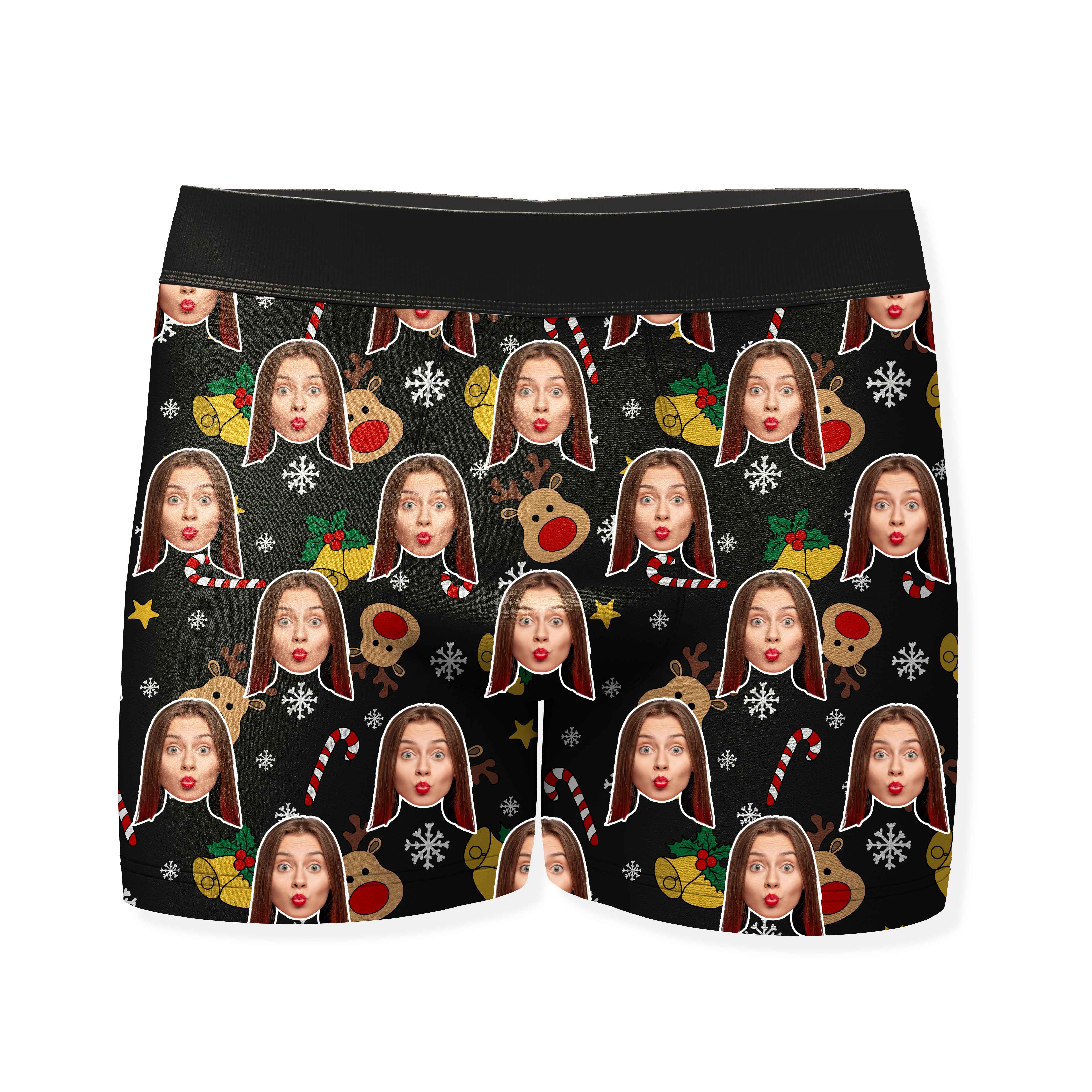 Reindeer Me Custom Boxers