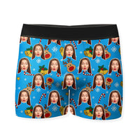 Reindeer Me Custom Boxers