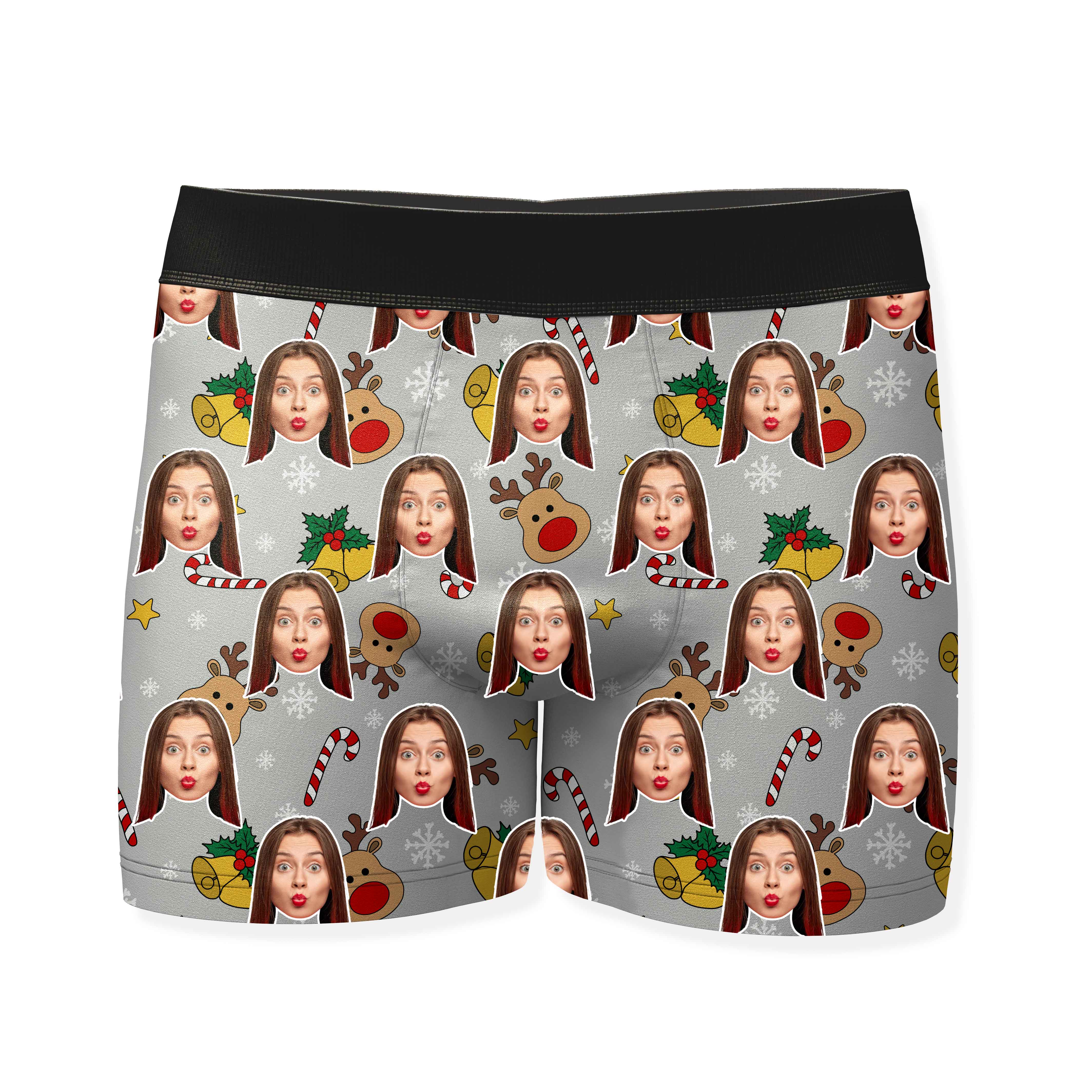 Reindeer Me Custom Boxers