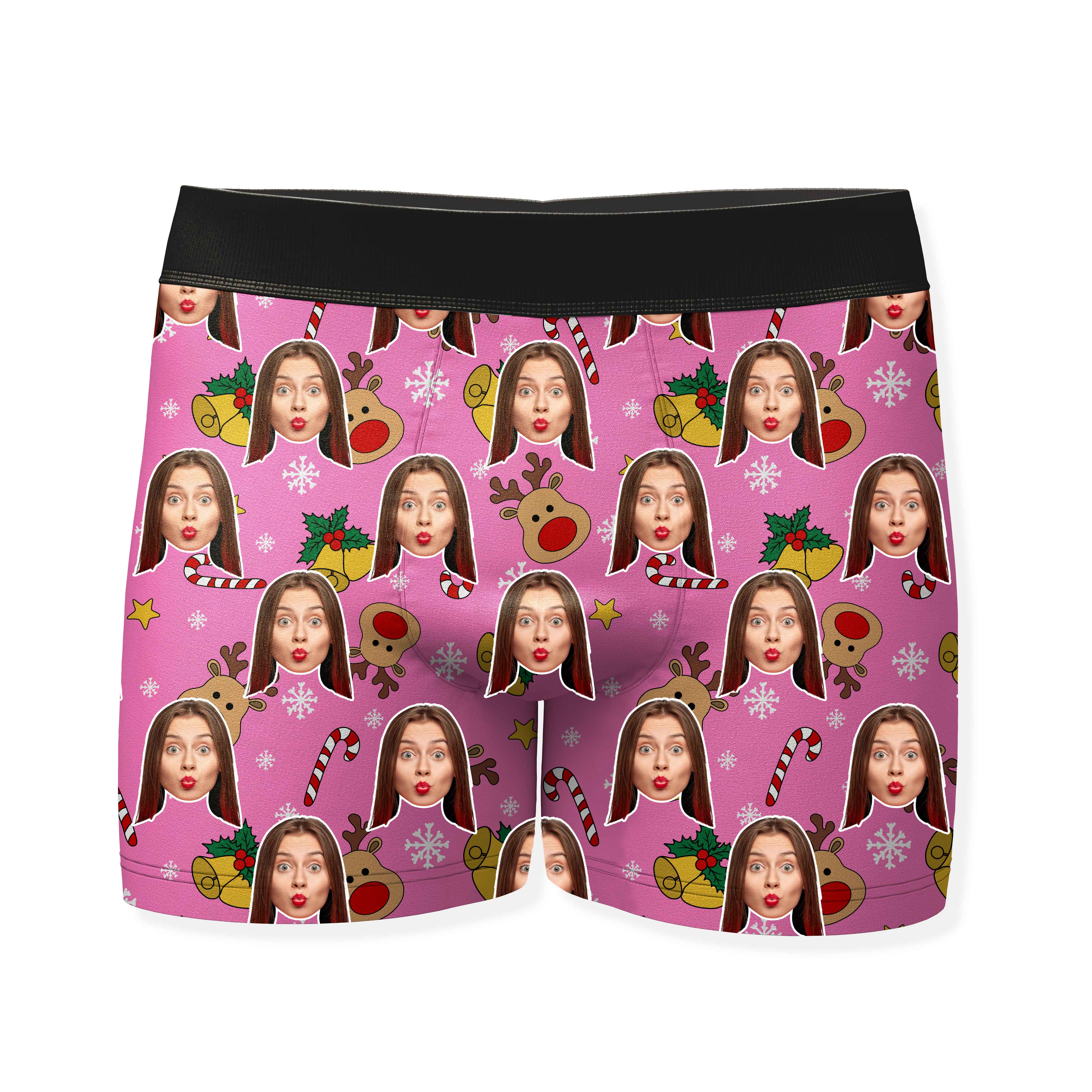 Reindeer Me Custom Boxers