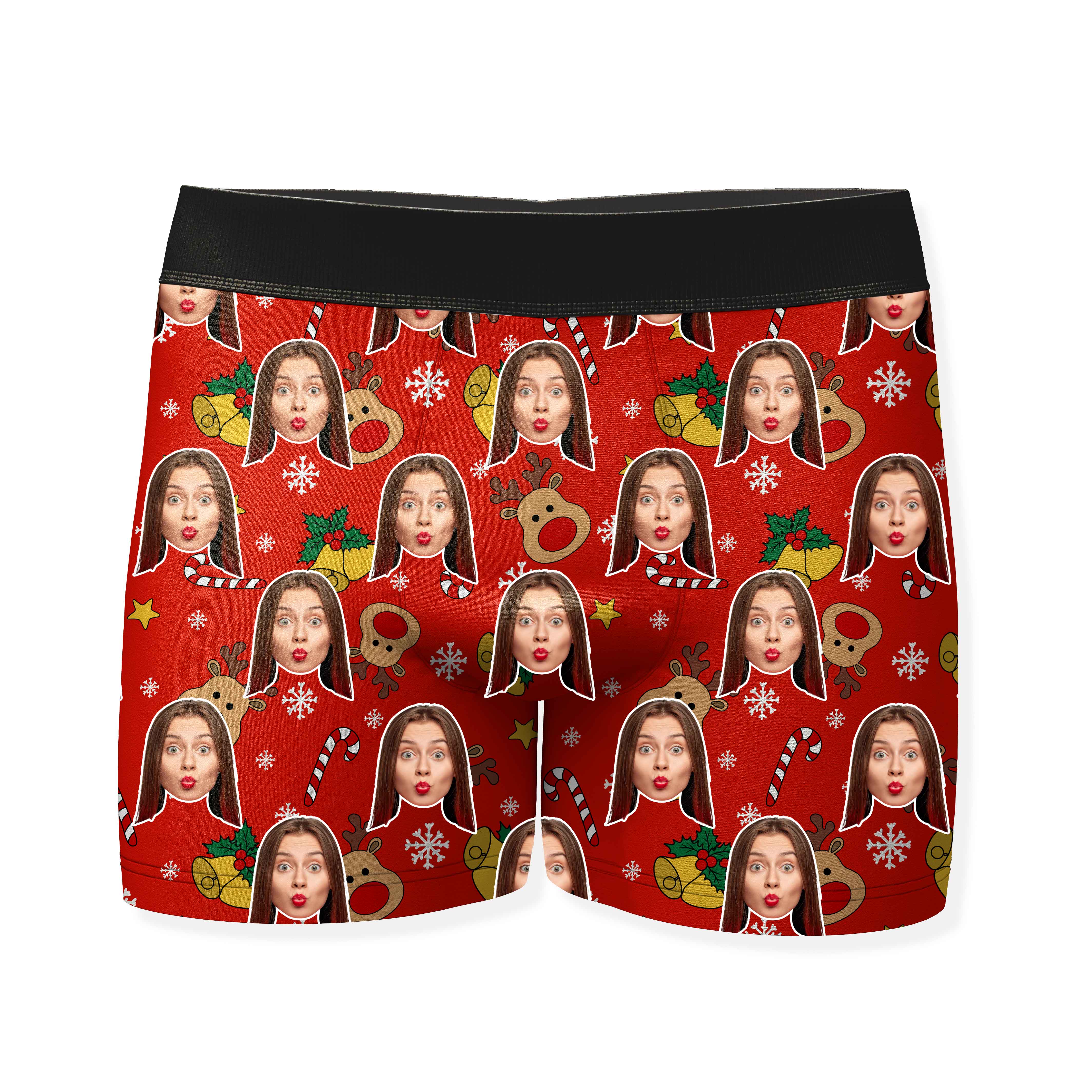 Reindeer Me Custom Boxers