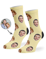 Couple Face Custom Socks