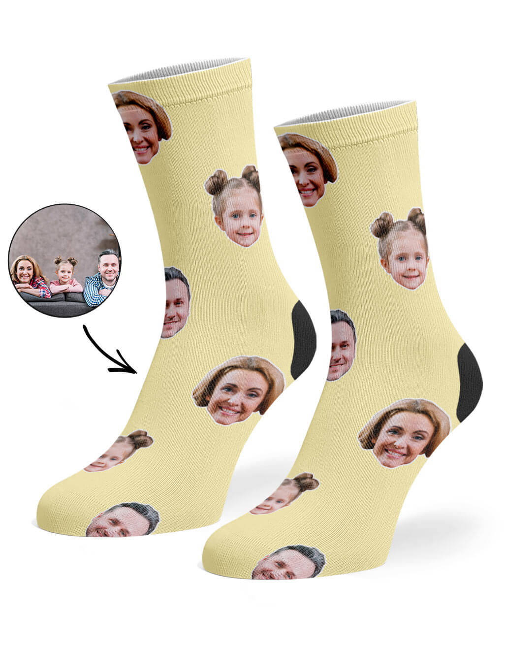 Family Face Custom Socks