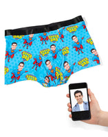 Dad Superhero Custom Boxers