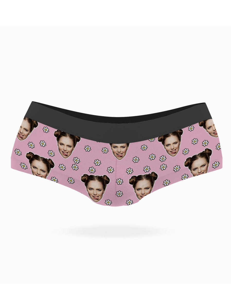 Face Daisies Custom Panties