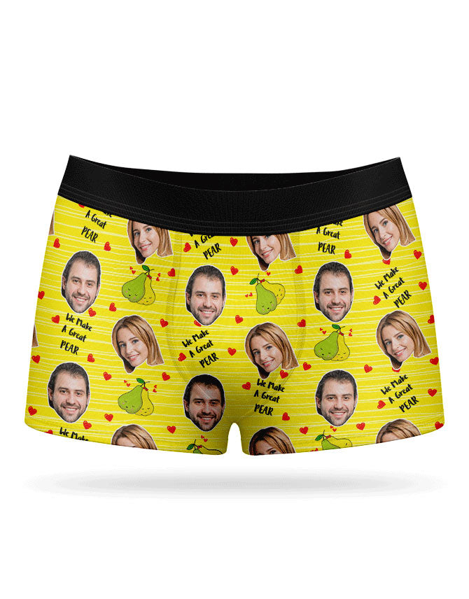 Great Pear Custom Boxers