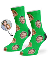 Couple Face Custom Socks