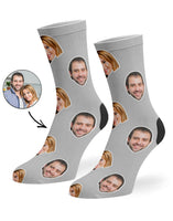 Couple Face Custom Socks