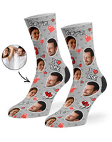 I Love Bae Custom Socks