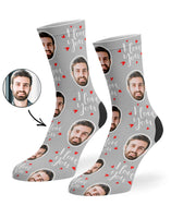 I Love You Custom Socks