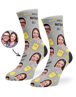 You're My Butter Half Custom Socks