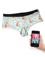 Happy Birthday Face Custom Panties