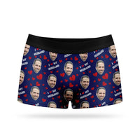 I Love My Husband Custom Boxers