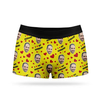 I Love My Husband Custom Boxers