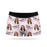 Property Of - Personalized Name Custom Boxers