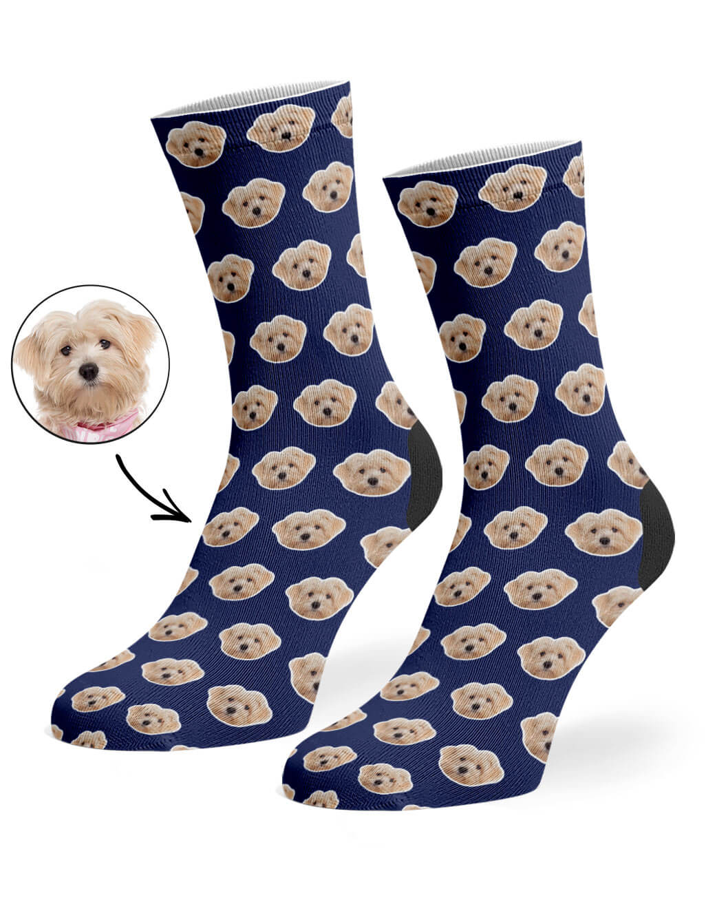 Your Dog Pattern Custom Socks