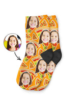 Pizza My Face Kids Socks