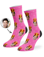 King Face Custom Socks