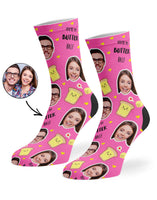 You're My Butter Half Custom Socks