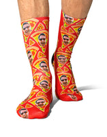 Pizza My Face Custom Socks