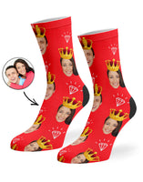 King & Queen Custom Socks