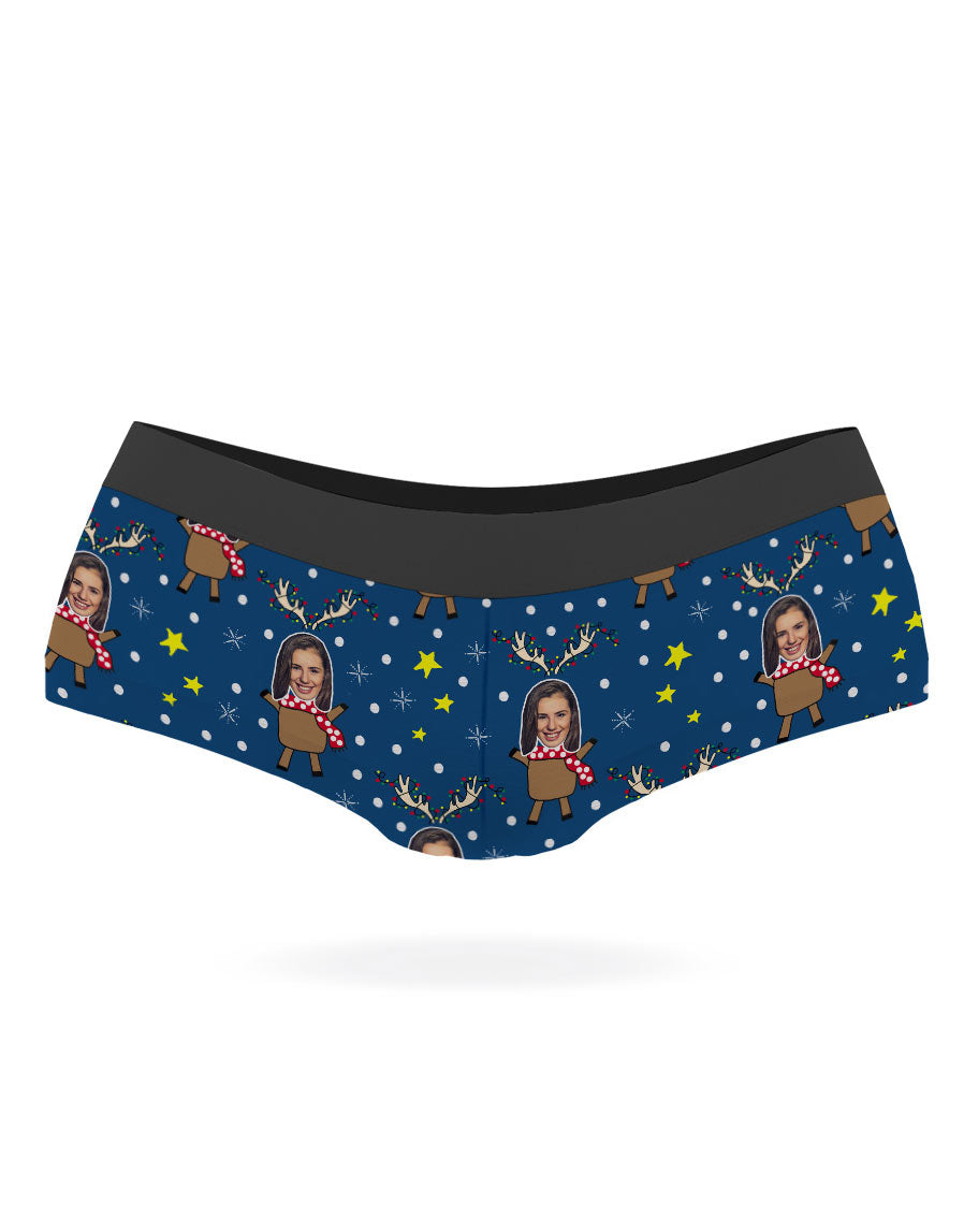 Reindeer Me Custom Panties