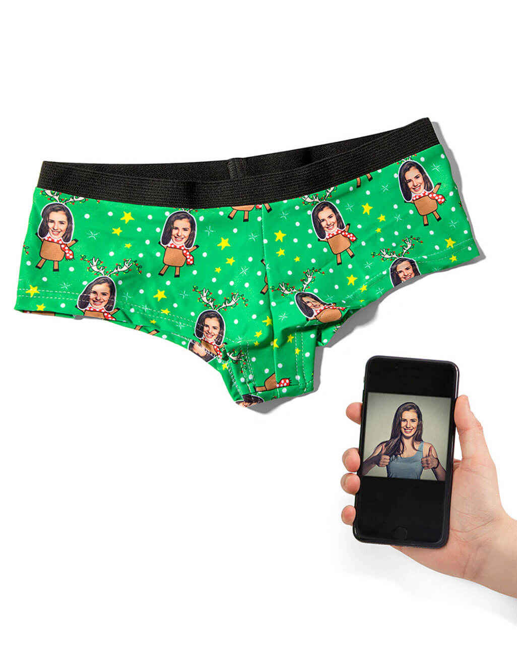 Reindeer Me Custom Panties