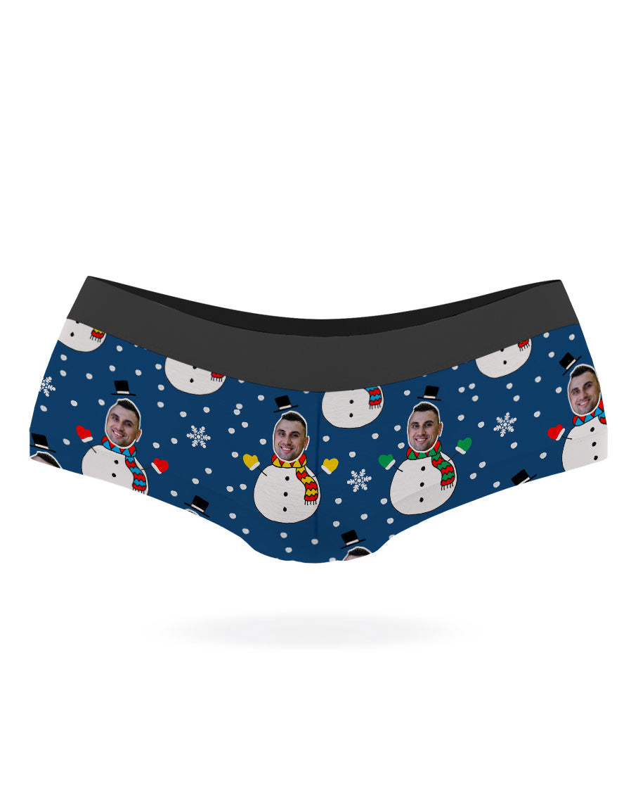 Snowman Me Custom Panties