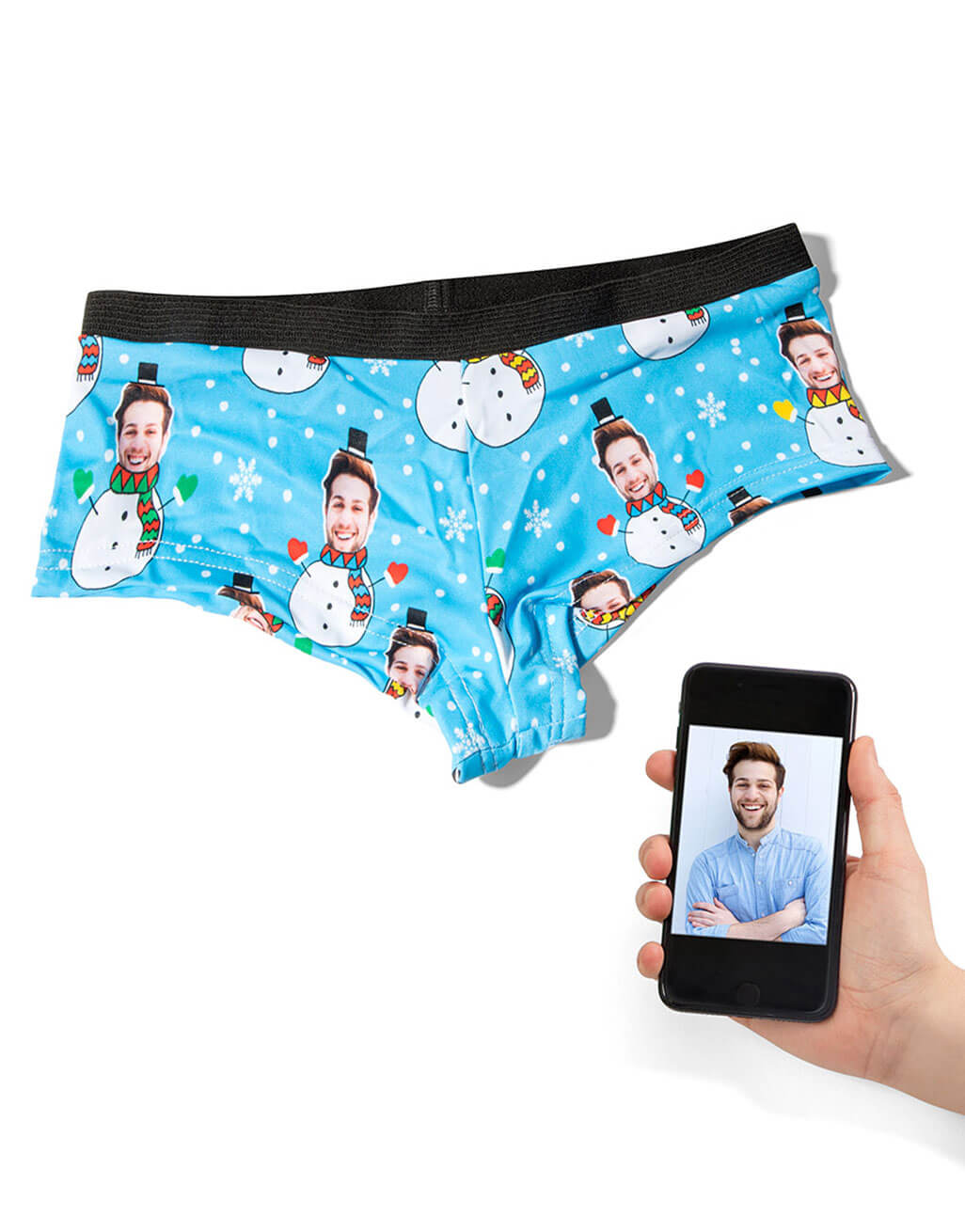 Snowman Me Custom Panties