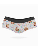 Happy Birthday Face Custom Panties