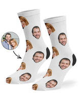 Couple Face Custom Socks