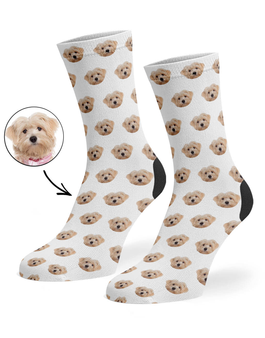 Your Dog Pattern Custom Socks