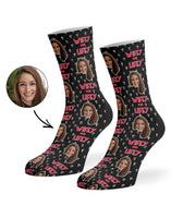 Wifey For Lifey Custom Socks