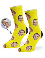 Couple Face Custom Socks