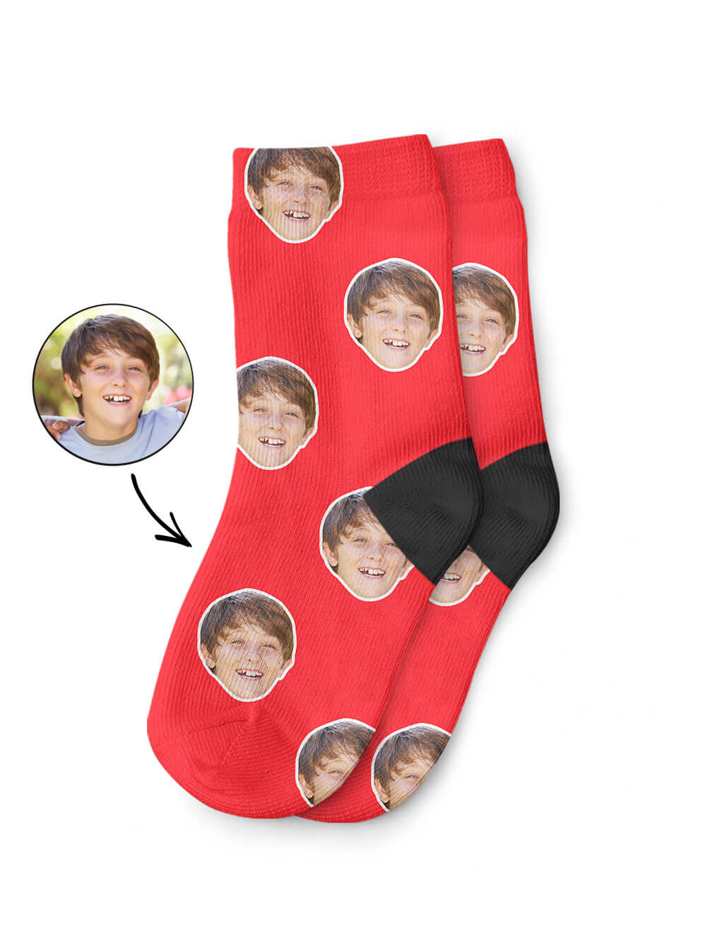 Your Kids Face Socks