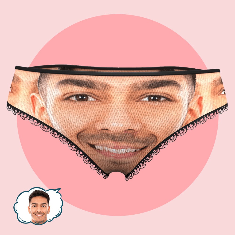 Custom Face Womens Panties Boyfriend Face