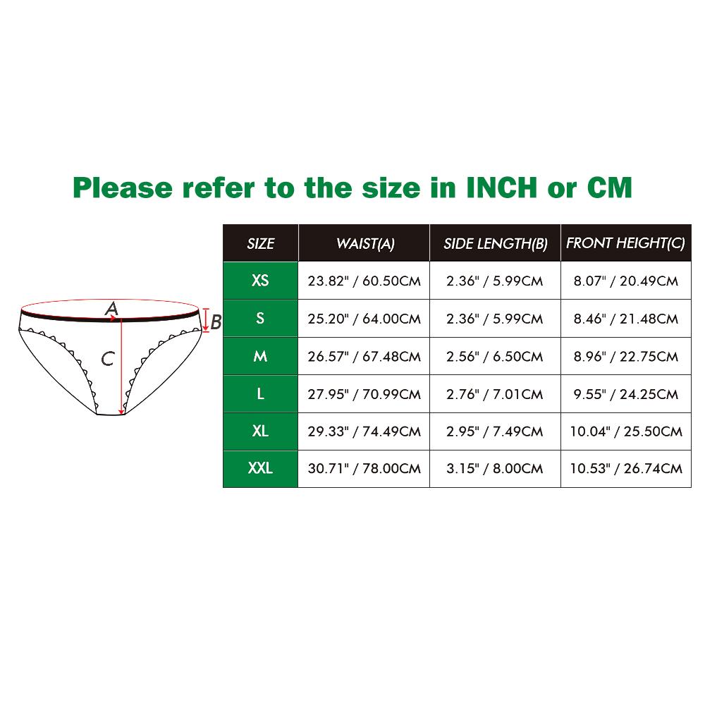 Custom Face Panties Merry Christmas Personalised Face Underwear Christmas Gift for Her