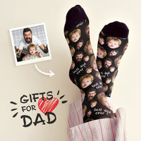 Custom Face Socks To The Best Dad 3D Preview