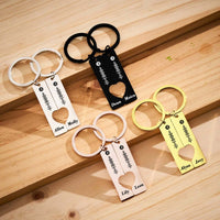 Scannable Keychain Custom Spotify Code Personalized Name Keyring 2pcs a Set For Valentine's Day Gift