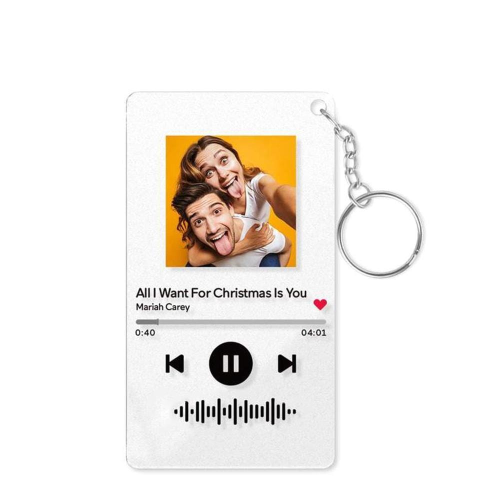 Spotify Keychain Custom Scannable Spotify Keychain Photo Music Spotify Code Keychain