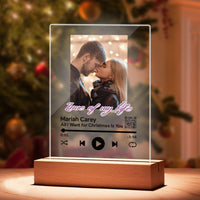 Photo Plaque with Scannable QR Code Customized Gifts for Couple