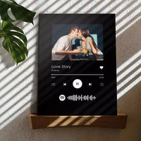 Spotify Song Plaque Scannable Music Plaque Gifts for Couples Valentine's Gifts