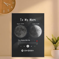 Moon Phase Date Gifts Moon Phase Plaque Couple Birthday Gifts